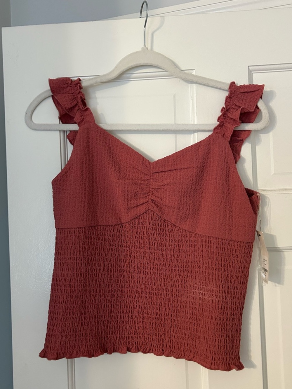 Francesca’s Women’s Size L Mauve Top